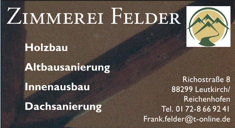 Zimmerei Felder Zimmerei Felder