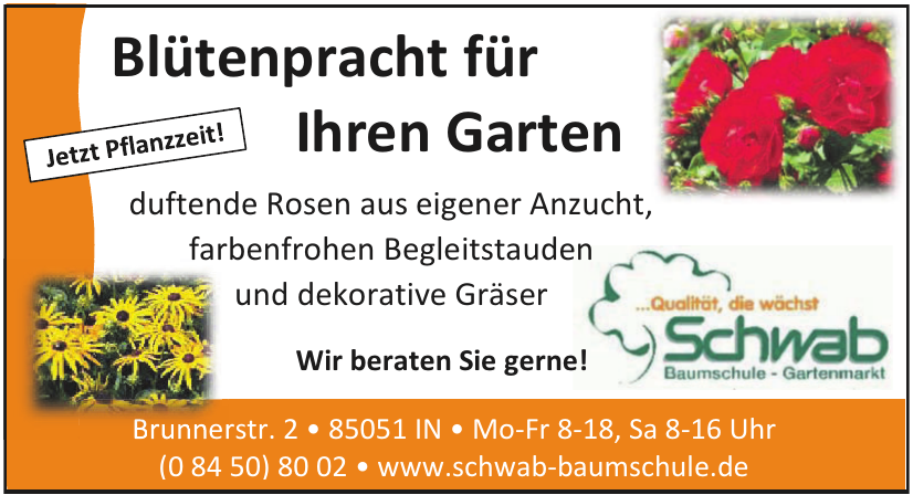 Schwab Baumschule - Gartenmarkt Schwab Baumschule - Gartenmarkt