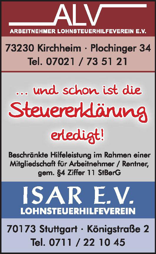 Abfindung und Vergleich sind steuerfrei Stuttgart BILD