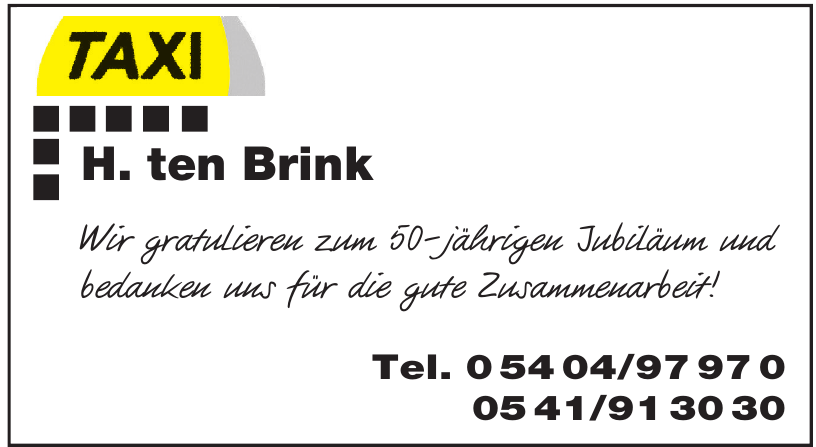 Taxi H. ten Brink Taxi H. ten Brink