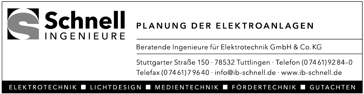 Schnell - Ingenieure GmbH & Co. KG Schnell - Ingenieure GmbH & Co. KG