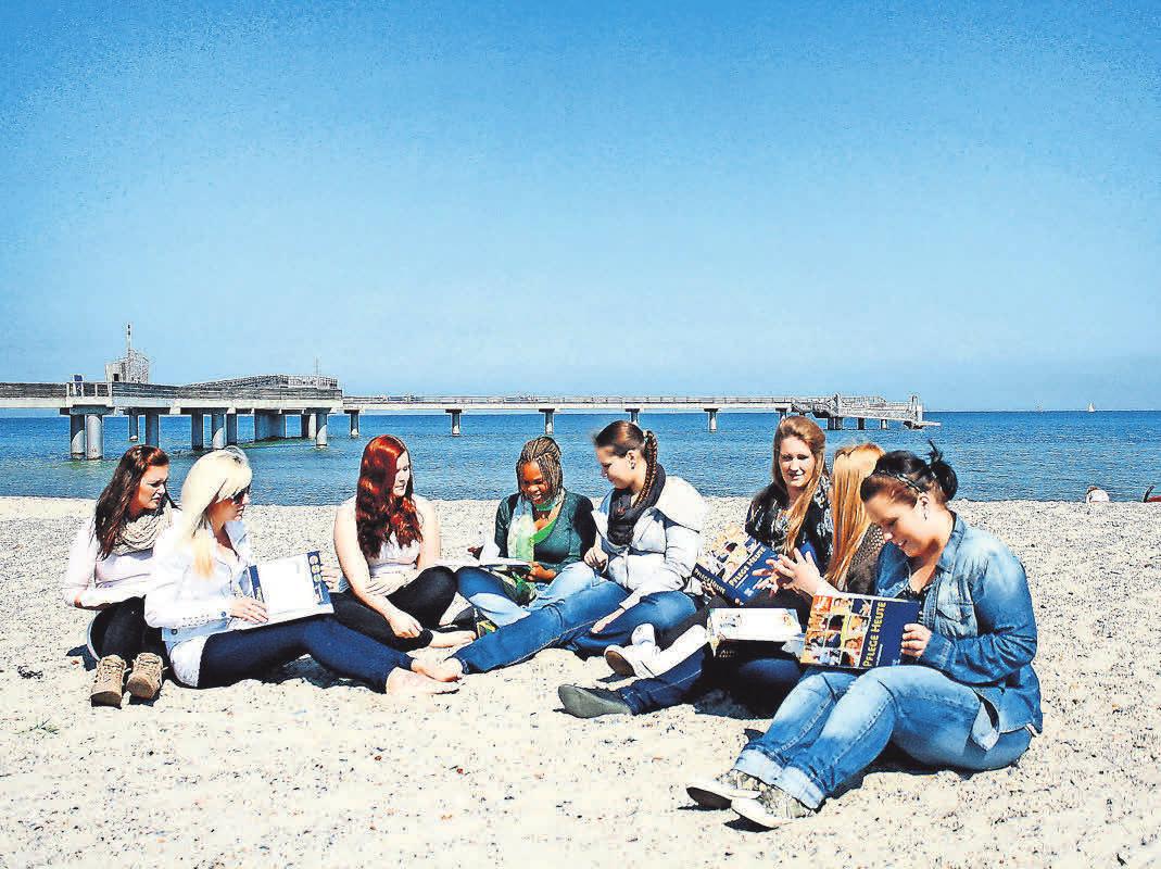 Lernen am Strand und in der Natur: Die Auszubildenden in Holstein genießen die besonderen Ameos-Standorte. Foto: Ameos Lernen am Strand und in der Natur: Die Auszubildenden in Holstein genießen die besonderen Ameos-Standorte. Foto: Ameos