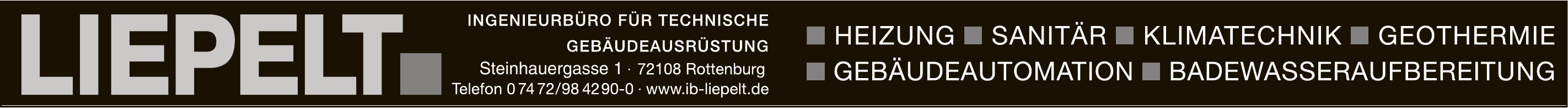 Liepelt Ingenieurbüro für Technische Gebäudeausrüstung Liepelt Ingenieurbüro für Technische Gebäudeausrüstung