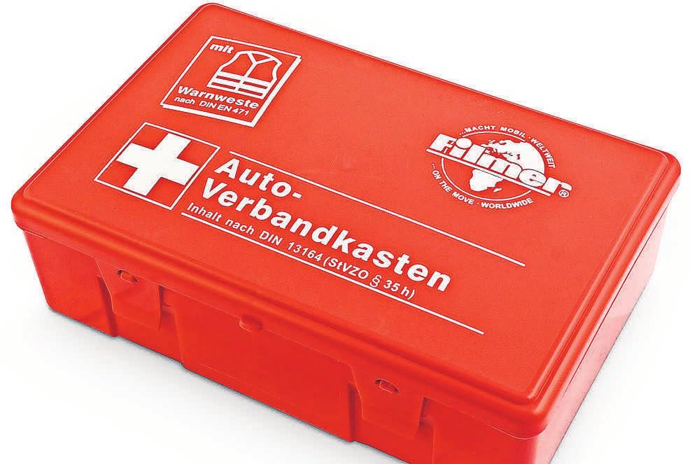 Der Verbandskasten hat ein Verfallsdatum. Foto: dpp Autoreporter Der Verbandskasten hat ein Verfallsdatum. Foto: dpp Autoreporter