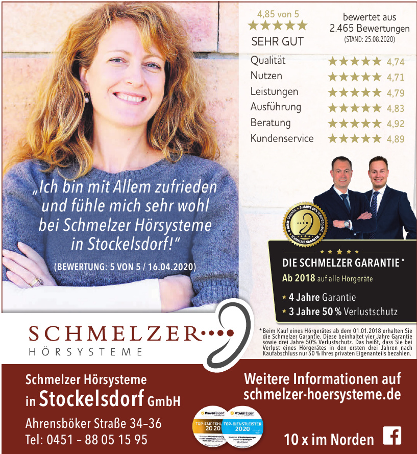 Schmelzer Hörsysteme in Stockelsdorf GmbH Schmelzer Hörsysteme in Stockelsdorf GmbH