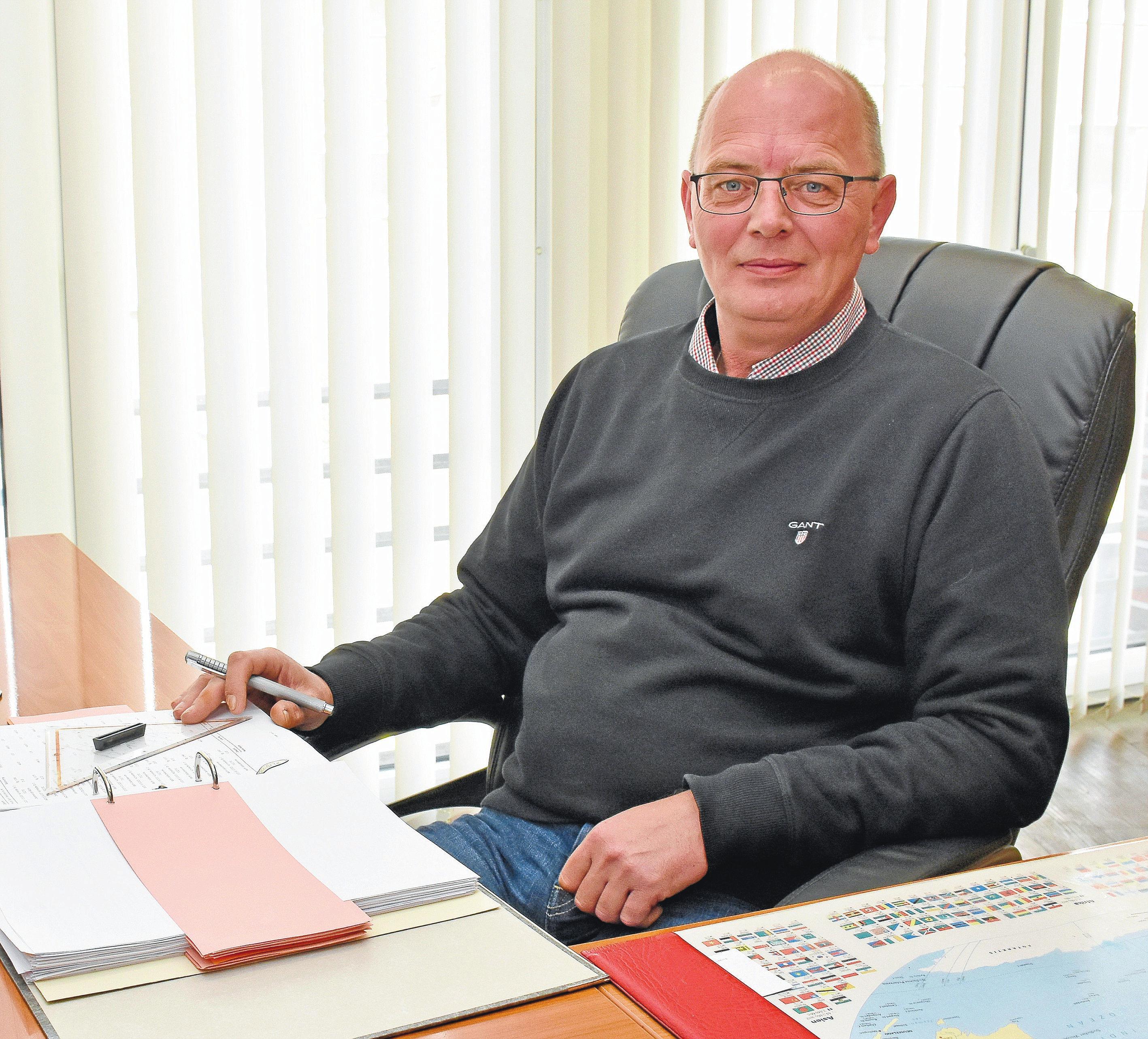 Seit dem Jahr 2000 ist Udo Hake Geschäftsführer bei der TWG Vechta.
