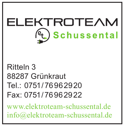 Elektroteam Schussental Elektroteam Schussental