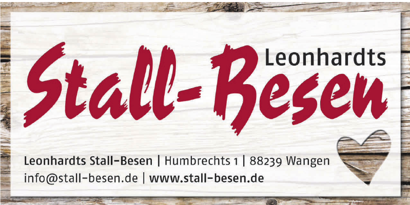 Leonhardts Stall - Besen Leonhardts Stall - Besen