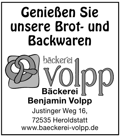 Bäckerei Benjamin Volpp Bäckerei Benjamin Volpp