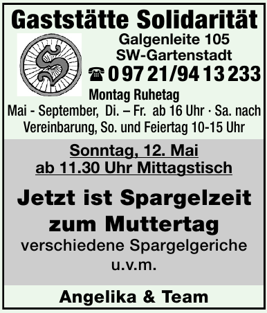 Gaststätte Solidarität Gaststätte Solidarität