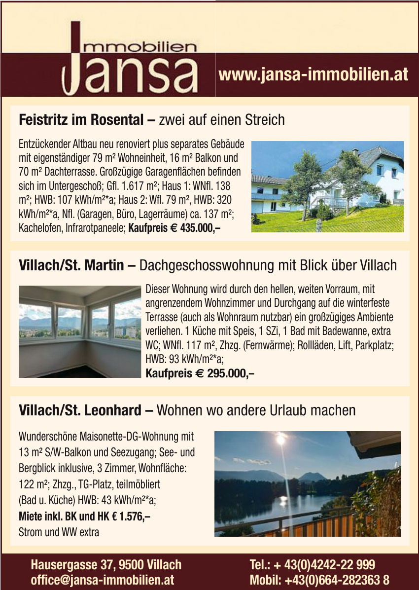 Jansa Immobilien Jansa Immobilien