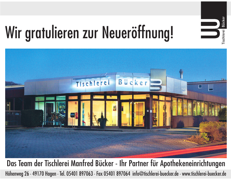 Tischlerei Manfred Bücker Tischlerei Manfred Bücker