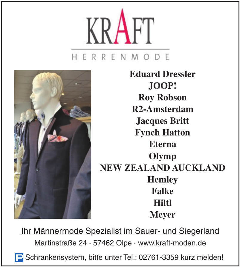 Kraft Herrenmode Kraft Herrenmode
