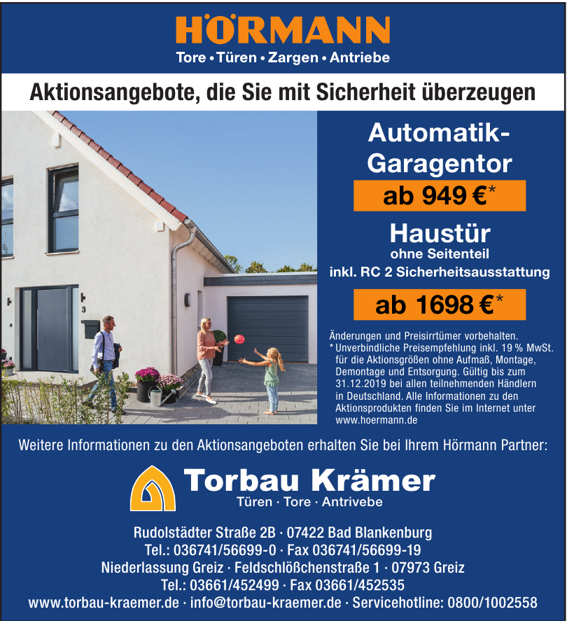 Torbau Krämer Torbau Krämer