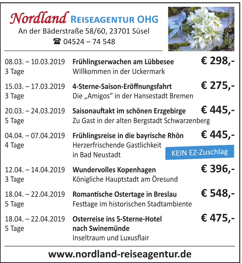 Nordland Reiseagentur OHG Nordland Reiseagentur OHG