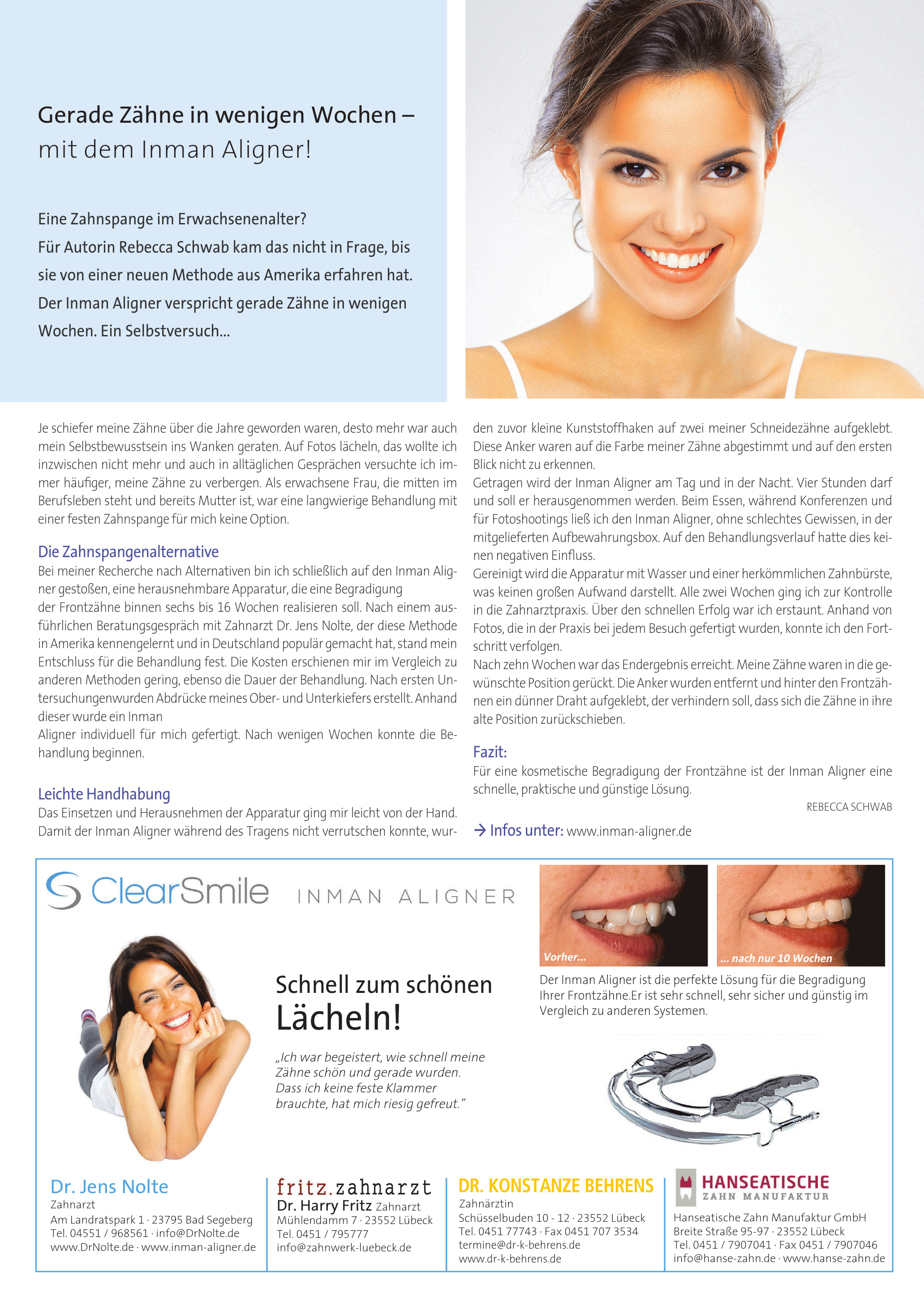 ClearSmile Inman Aligner ClearSmile Inman Aligner