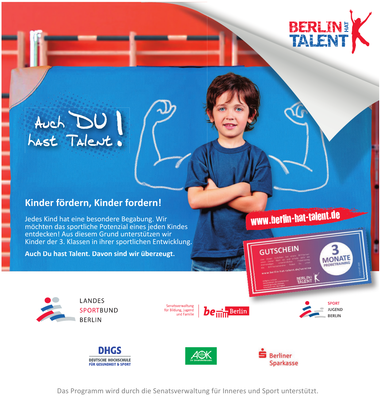Berlin hat Talent - Deutscher Motorik-Test Berlin hat Talent - Deutscher Motorik-Test