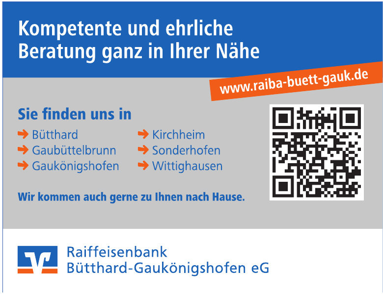 Raiffeisenbank Bütthard-Gaukönigshofen eG Raiffeisenbank Bütthard-Gaukönigshofen eG