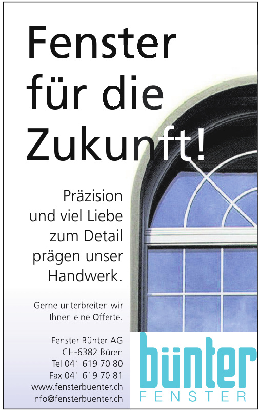 Fenster Bünter AG