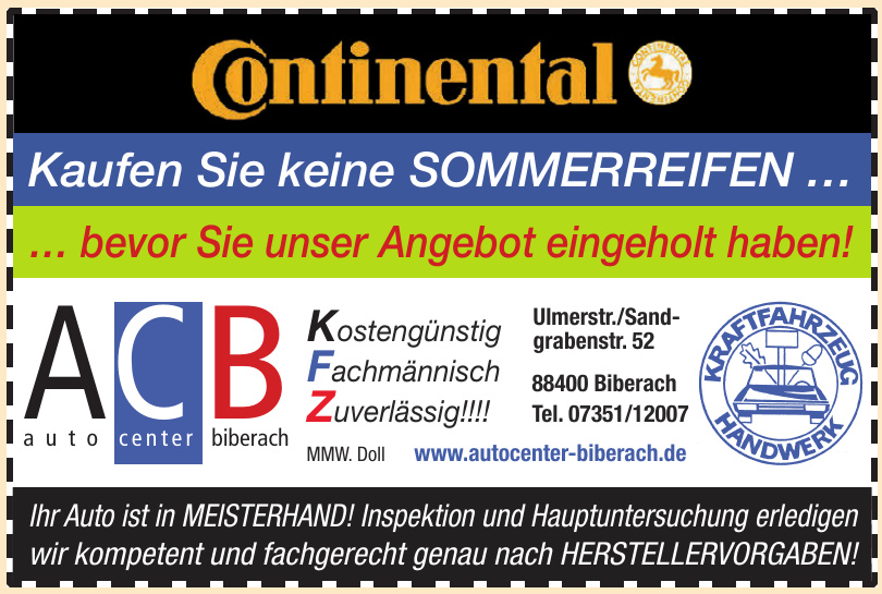 ACB Auto Center Biberach ACB Auto Center Biberach