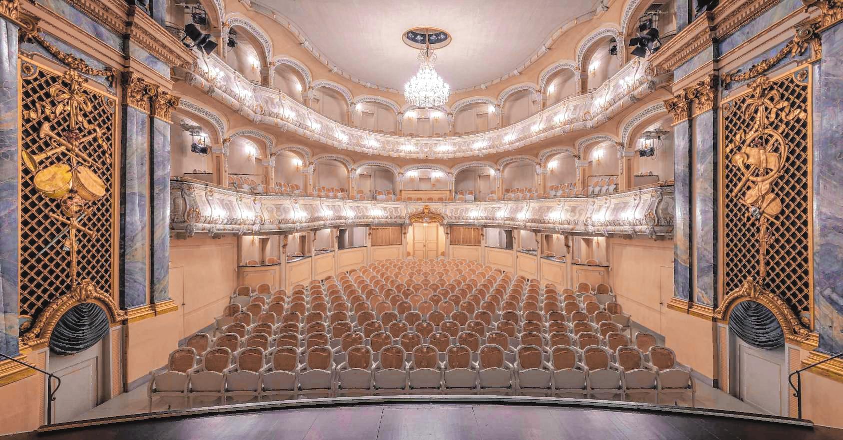 Zwar nicht in vollem Umfang, aber dennoch mit einem beachtlichen Programm finden im Oktober unter anderem im Rokokotheater die Schwetzinger SWR-Festspiele statt. BILD: SCHWERDT Zwar nicht in vollem Umfang, aber dennoch mit einem beachtlichen Programm finden im Oktober unter anderem im Rokokotheater die Schwetzinger SWR-Festspiele statt. BILD: SCHWERDT