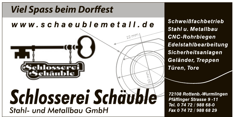 Schlosserei Schäuble Stahl- und Metallbau GmbH
