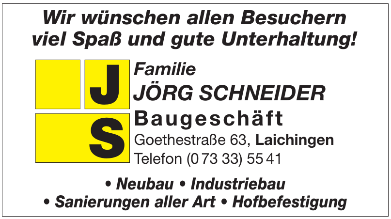 Familie Jörg Schneider Baugeschäft Familie Jörg Schneider Baugeschäft
