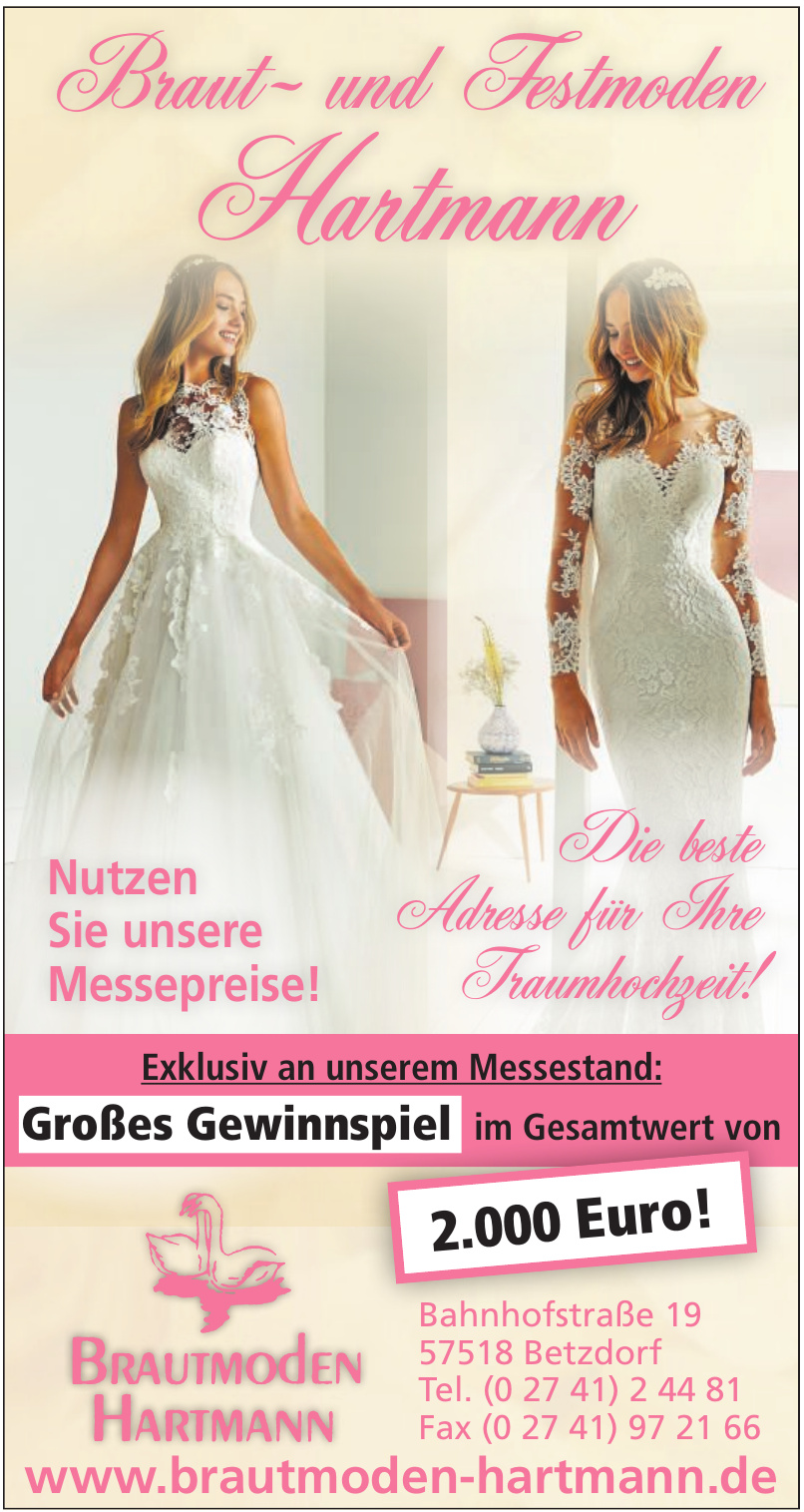 Brautmoden Hartmann Brautmoden Hartmann