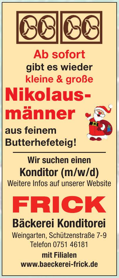 Bäckerei Konditorei Frick Bäckerei Konditorei Frick