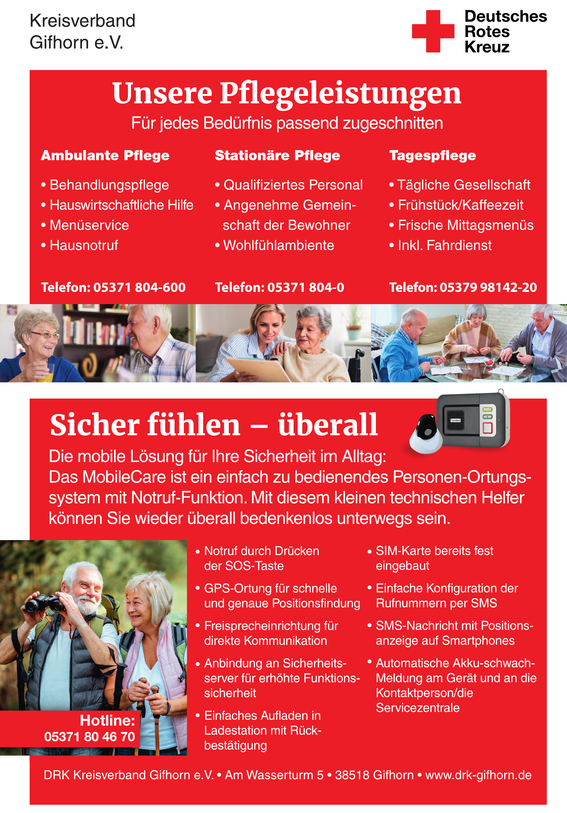 DRK Kreisverband Gifhorn e. V. DRK Kreisverband Gifhorn e. V.