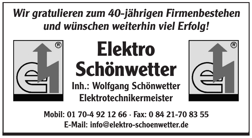 Elektro Schönwetter Elektro Schönwetter