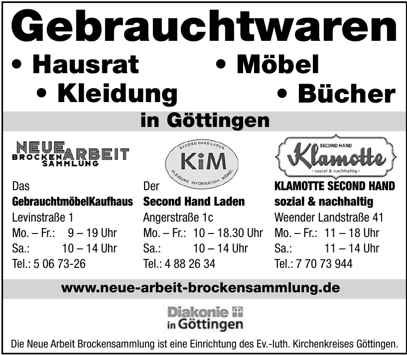 Neue Arbeit - Brocken Sammlung Neue Arbeit - Brocken Sammlung