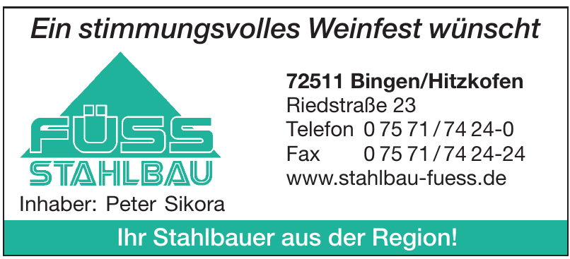 Füss Stahlbau Füss Stahlbau