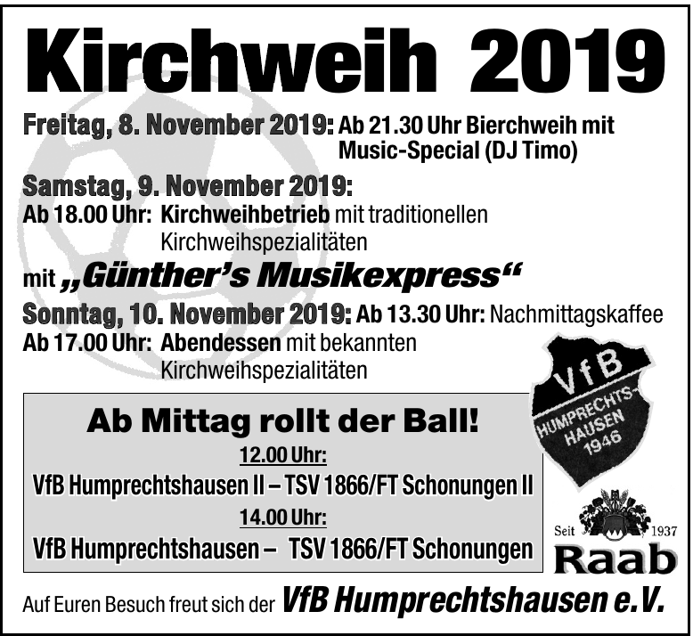 VfB Humprechtshausen e.V. VfB Humprechtshausen e.V.