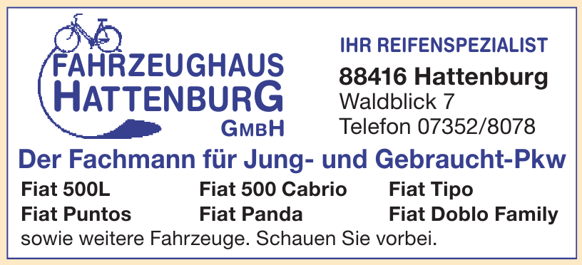 Fahrzeughaus Hattenburg - Autorisierter Servicepartner GmbH Fahrzeughaus Hattenburg - Autorisierter Servicepartner GmbH