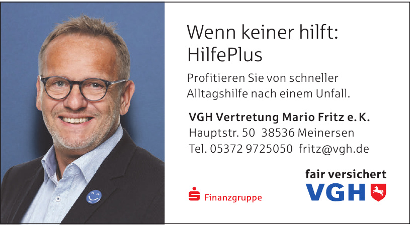 VGH Vertretung Mario Fritz e. K VGH Vertretung Mario Fritz e. K