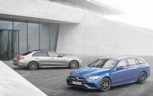 Neue C-Klasse: Limousine und T-Modell rollen mit einigen Innovationen vor. Dazu spendiert Mercedes allerhand Annehmlichkeiten aus der S-Klasse Foto: Daimler AG