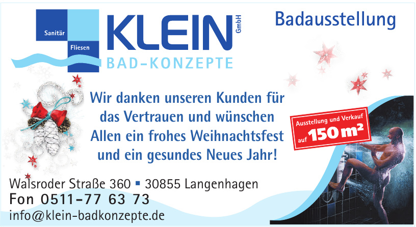 Klein GmbH Bad-Konzepte