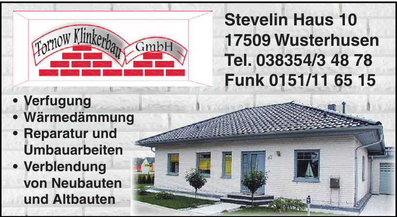 Tornow Klinkerbau GmbH Tornow Klinkerbau GmbH