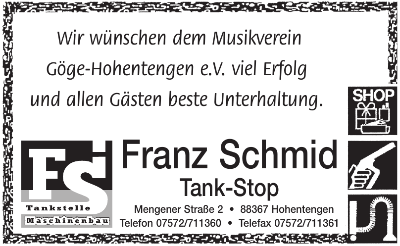 Franz Schmid Tank-Stop Franz Schmid Tank-Stop