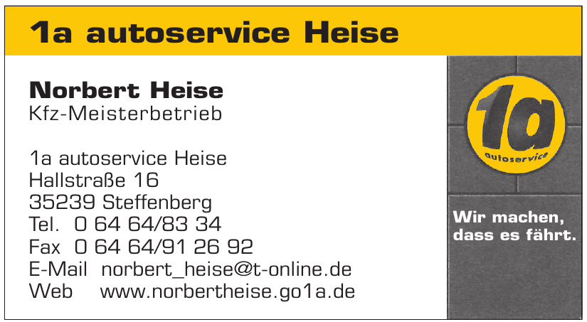 1a autoservice Heise
