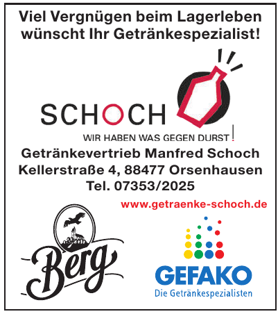 Getränkevertrieb Manfred Schoch Getränkevertrieb Manfred Schoch