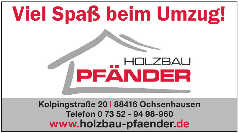 Holzbau Pfänder Holzbau Pfänder