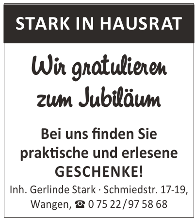 Inh. Gerlinde Stark Inh. Gerlinde Stark