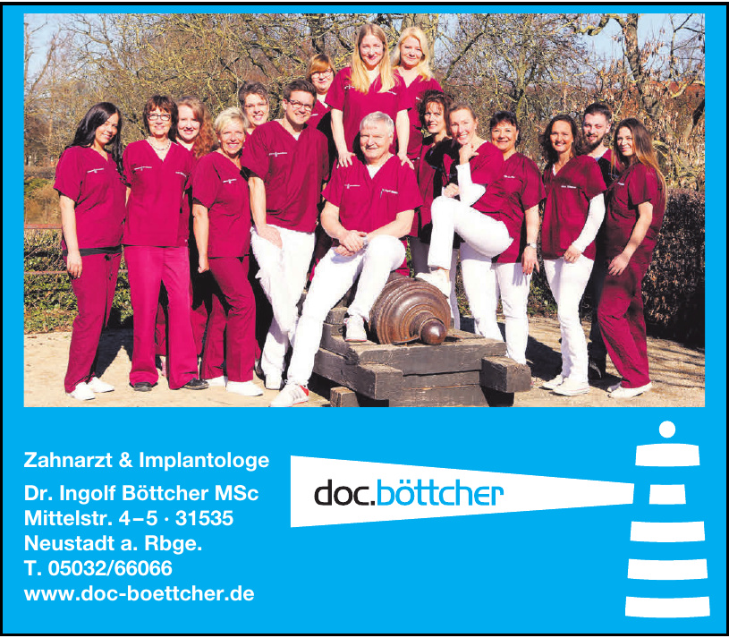 Zahnarzt & Implantologe Dr. Ingolf Böttcher MSc Zahnarzt & Implantologe Dr. Ingolf Böttcher MSc