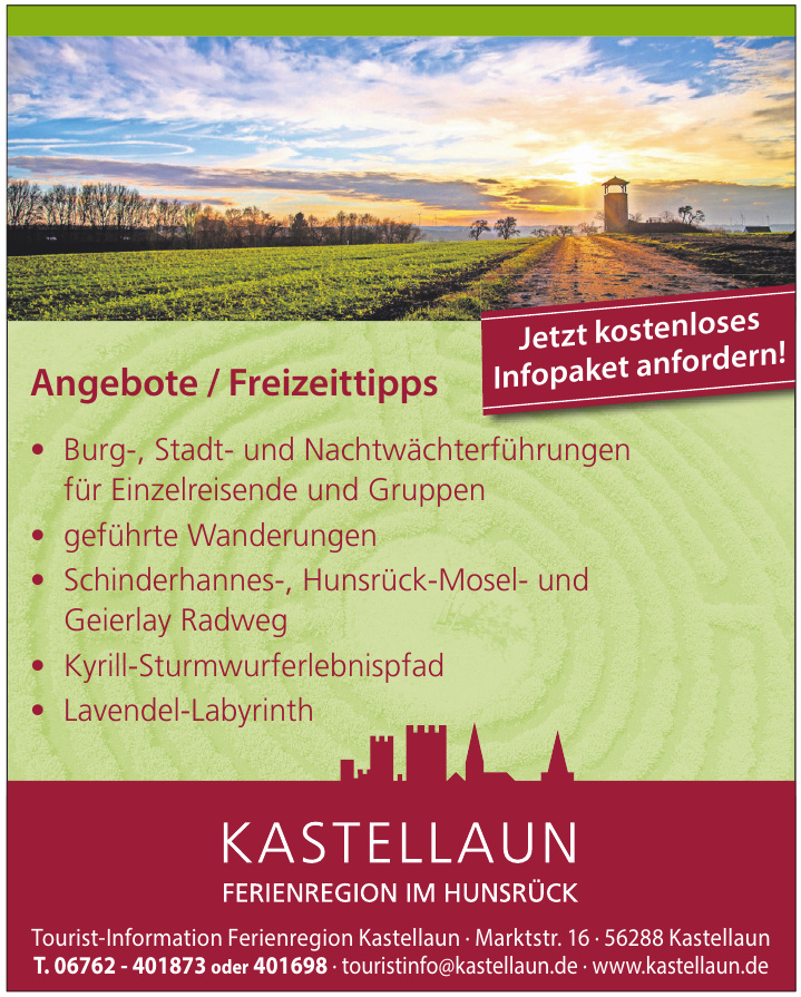 Tourist-Information Ferienregion Kastellaun Tourist-Information Ferienregion Kastellaun