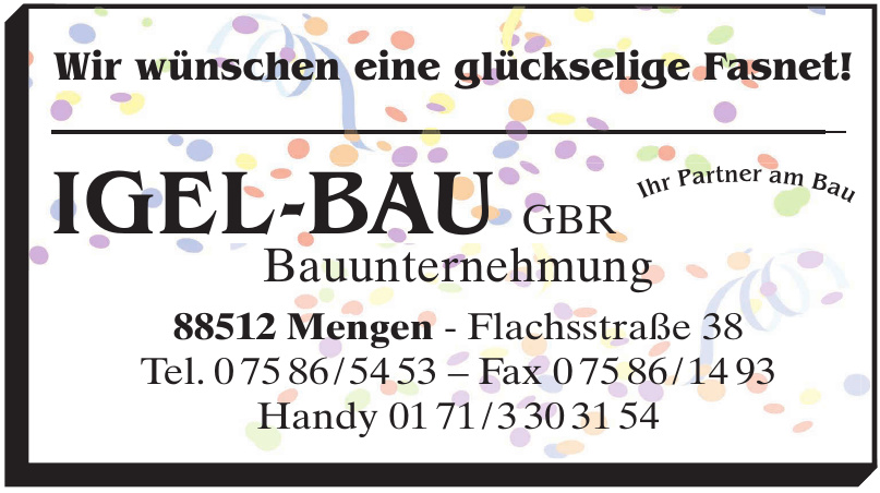 Igel-Bau GbR Bauunternehmung Igel-Bau GbR Bauunternehmung
