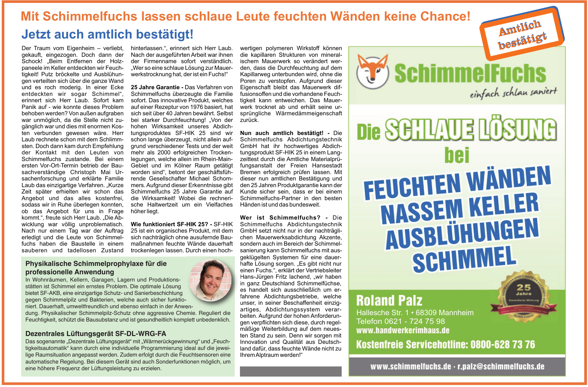 Schimmelfuchs Roland Palz Schimmelfuchs Roland Palz