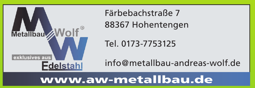 Metallbau Andreas Wolf Metallbau Andreas Wolf