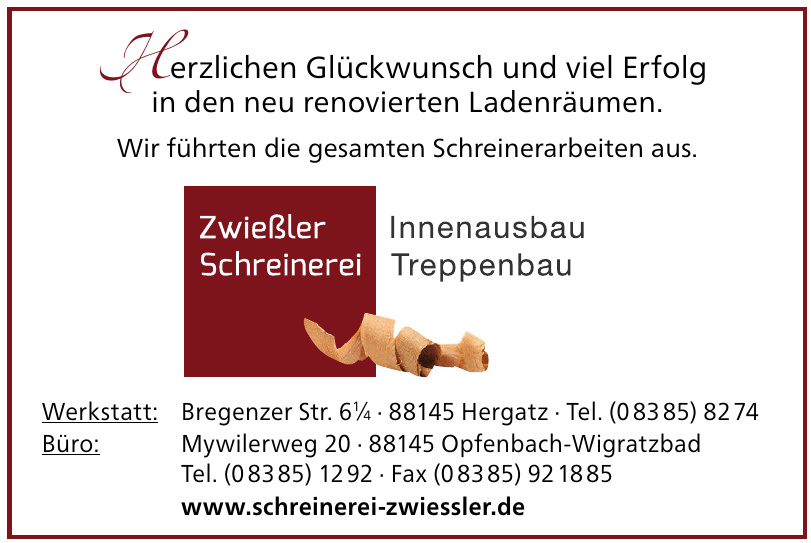 Schreinerei Zwießler Schreinerei Zwießler